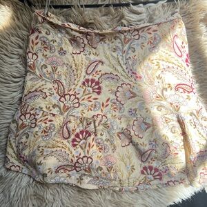 Floral skirt with built in shorts.